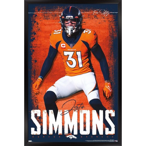 Denver Broncos NFL Football Team Helmet-Style Premium Felt Wall Banner –  Sports Poster Warehouse