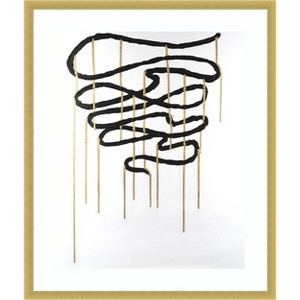 Amanti Art Weeping Ribbon I by Michael Willett Wood Framed Wall Art Print - 1 of 4