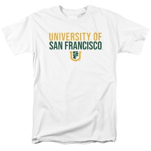 Men's University of San Francisco Official Stacked T-Shirt - 1 of 4
