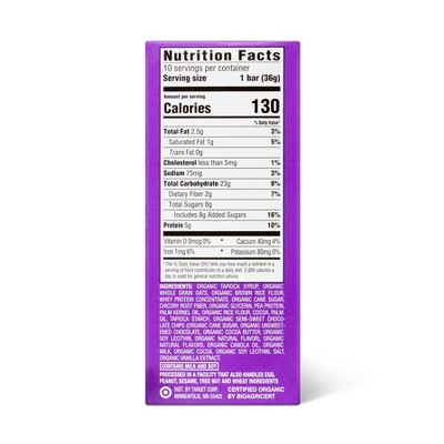 Chocolate Chip Kids' Protein Snack Bars - 12.7oz/10ct - Good & Gather™