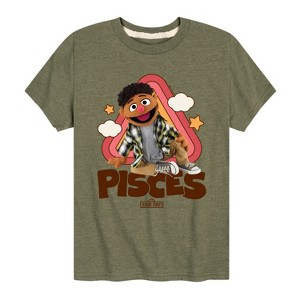 Boys' - Sesame Street - Pisces Tamir Short Sleeve Graphic T-Shirt - 1 of 4