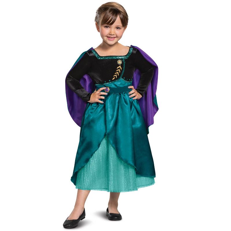 Frozen Queen Anna Deluxe Child Costume, Small (4-6x), 1 of 3