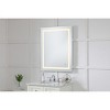 Elegant Lighting Helios 30in x 40in Hardwired LED mirror with touch sensor and color changing temperature 3000K/4200K/6400K - 4 of 4