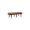 Meridian Furniture,Landon Vegan Leather Bench - 3 of 4