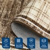 Modern Washable Area Rug for Living Room, Bordered Foldable Area Rug with Non Slip Backing, Stain Resistant Low Pile Carpet for Home - 4 of 4