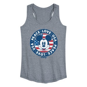 Women's - Disney - Americana Graphic Racerback Tank - 1 of 4