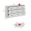 FUFU&GAGA Minimalist Wood - Grain 9 - Drawer Dresser Organizer: Anti-Tipping, Ample Storage–Organize with Style - 4 of 4