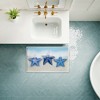Stupell Industries By The Shore Starfish Printed Plush Bath Mat And Bath Rug, Design By Darlene Seale, 18"X30" - 3 of 4