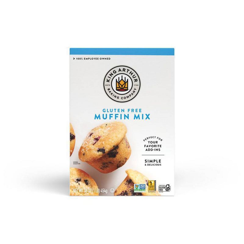 King Arthur Gluten Free Muffin Mix - 16oz, 1 of 7