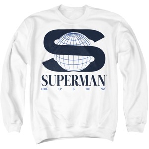Men's Superman 2025 S World New Logo Crewneck Sweatshirt - 1 of 4