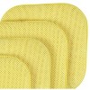 GoodGram Non Slip Chenille Premium Memory Foam Chair Cushions (4 Pack) - 2 of 3