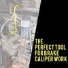 Mission Automotive Brake Caliper Hooks - Powder Coated Yellow for Visibility, 1/4" Heavy-Duty Steel Brake Hanger - 4 of 4