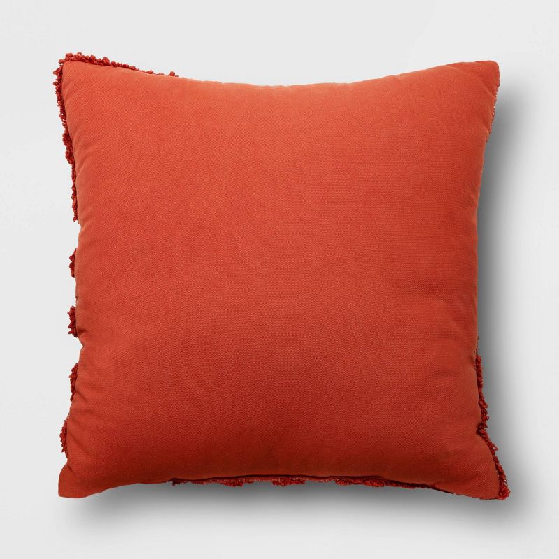 Tufted Curve Patterned Square Throw Pillow - Threshold™, 5 of 12