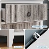 Jojoka Dresser for Bedroom,6 Drawer Wood Dresser with Large Drawer,Fluted Dressers for Living Room - 3 of 4