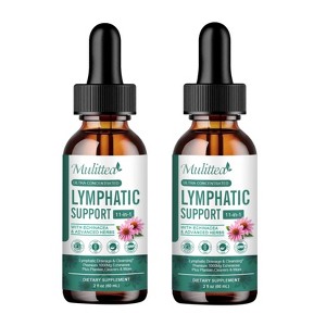 Lymphatic Drainage Drops – Vegan 11-in-1 Herbal Blend for Lymph System Support & Detox - 1 of 4