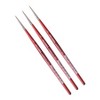 da Vinci COSMOTOP-SPIN Silkpainting Brush, Synthetic, Watercolor, Round, Size -5, Pack of 3 - 3 of 3