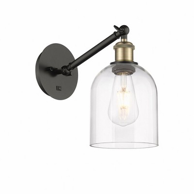 Bella - 1 Light Arm Adjusts Up and Down Wall Sconce In Industrial Style-9.5 Inches Tall and 5.5 Inches Wide