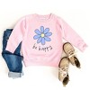 The Juniper Shop Be Happy Flower Toddler Graphic Sweatshirt - 2 of 2
