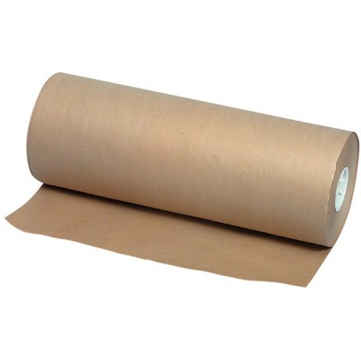 School Smart Butcher Kraft Paper Roll, 40 lbs, 24 Inches x 1000 Feet, Brown