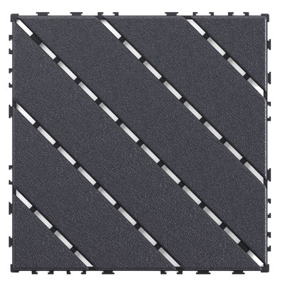 Dolonm 44-Pack 12"x12" Interlocking Deck Tiles – Waterproof Outdoor & Indoor Floor Tiles for Patio, Pool, Balcony – Easy Snap-Together Design