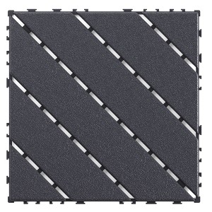 Dolonm 44-Pack 12"x12" Interlocking Deck Tiles – Waterproof Outdoor & Indoor Floor Tiles for Patio, Pool, Balcony – Easy Snap-Together Design - 1 of 4