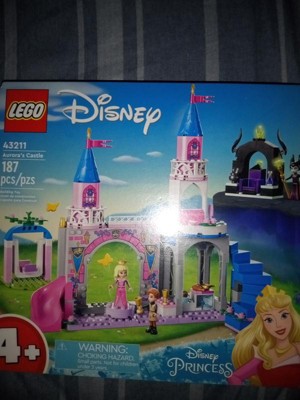 LEGO Disney Princess 43211 Le château d'Aurore, Jouet pour Filles et  Garçons 4 Ans, Figurines Belle au Bois Dormant, Prince Philippe et  Mini-Poupée Maléfique pas cher 