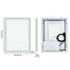 ARTLOGE 28/32/36in LED Bathroom Lighted Mirror Illuminated Wall Touch Light Vanity Makeup - 2 of 4