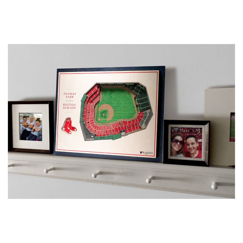MLB Boston Red Sox 5-Layer Stadiumviews 3D Wall Art, 4 of 6