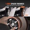 VEVOR Wheel Spacers, 1" 5"x4.5" Wheel Adapters, 5 Lug Forged Spacer, 82.5 mm Bore Hubcentric 1/2"-20 Studs Spacers, Fit for 1984-2013 Jeep and Ford - 3 of 4