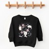 The Juniper Shop Mini Smiley Full of Smiles Outline Toddler Sweatshirt - 2 of 4