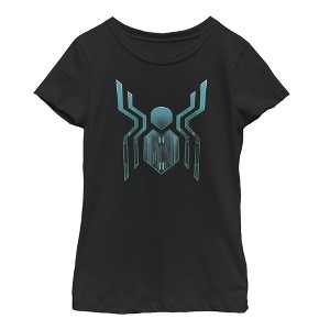 Girl's Marvel Spider-Man: Far From Home Modern Logo T-Shirt - 1 of 3