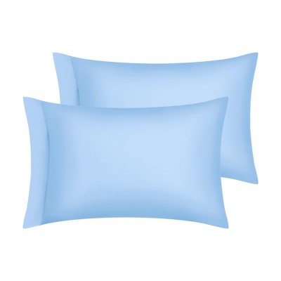 Unique Bargains Solid Envelope Closure Soft Cooling Pillowcases Queen 20" x 30" 2 Pcs