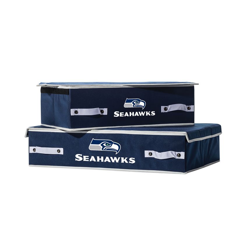 NFL Franklin Sports Seattle Seahawks Under The Bed Storage Bins, 2 of 5