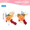 Unique Bargains Satin Romantic Durable Elegant Rose Corsage and Boutonnieres Set 2 Pcs - 2 of 4