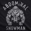 Mens Abdominal Snowman Fitness Tank Sarcastic Yeti Graphic Sleeveless Tee For Men - Crazy Dog Men's Tank Top - 2 of 4