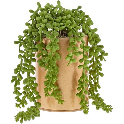 Juvale Potted Faux Succulents Planters, Artificial Plants Faux Home Decor, 4 x 6.5 in