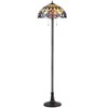 Chloe Lighting Cooper Tiffany-style 2 Light Victorian Floor Lamp 18" Shade - 4 of 4