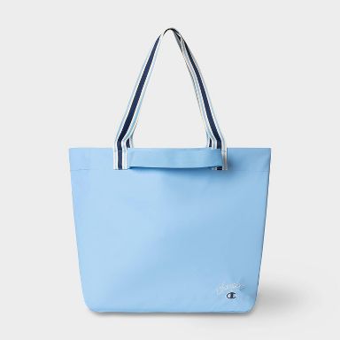 Champion Handbag Unstructured Harbor Tote Bag- Lt Blue