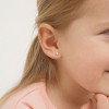 Girls' Enamel Daisy Screw Back 14k Gold Earrings - In Season Jewelry - 3 of 4