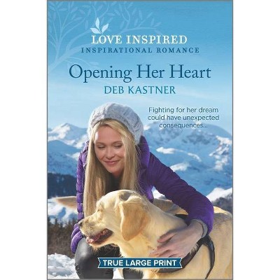 Opening Her Heart - (Rocky Mountain Family) Large Print by  Deb Kastner (Paperback)