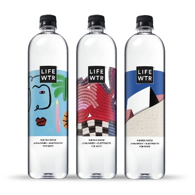 LIFEWTR Premium Purified Water - 6pk/1L Bottles