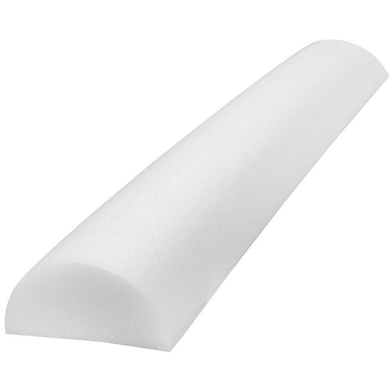 CanDo Foam Roller White PE foam, 1 of 4
