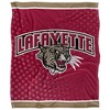 Lafayette College Logo Dots Silky 50x60 Blanket, 1 Sided - 2 of 4