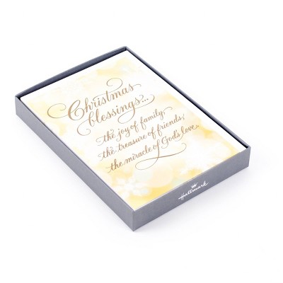 16ct Hallmark Christmas Blessings Greeting Cards