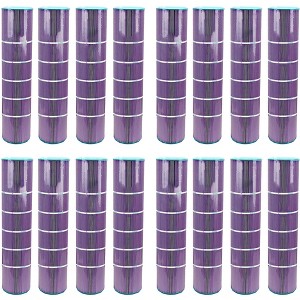 Hurricane 16 Pack HF7472-04P Platinum Purple Pool Filter Cartridge for PCC130, Unicel C-7472, Filbur FC-1978 Clean & Clear Plus 520, Crystal Water 525 - 1 of 4