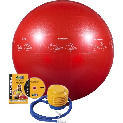 GoFit Pro Stability Ball - Red (65cm)