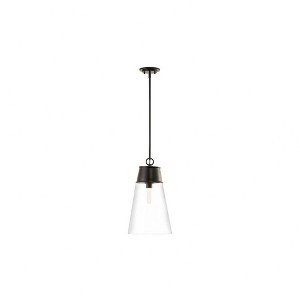 Z-Lite Wentworth 1 - Light Pendant in  Matte Black - 1 of 4