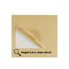 JAM Paper Laser/Inkjet Shipping Address Labels 2" x 4" Gold Metallic 10 Label 40732538 - 4 of 4