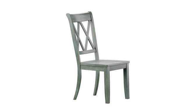 Set of 2 South Hill X Back Dining Chair Antique Gray - Inspire Q, 2 of 13, play video