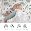 LISM 2 Piece Crib Sheets,Crib Fitted Sheets for Standard Size Crib and Toddler Mattress - 3 of 4